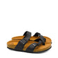 Gaia Shoes Oreste sandali infradito uomo con fibbie regolabili