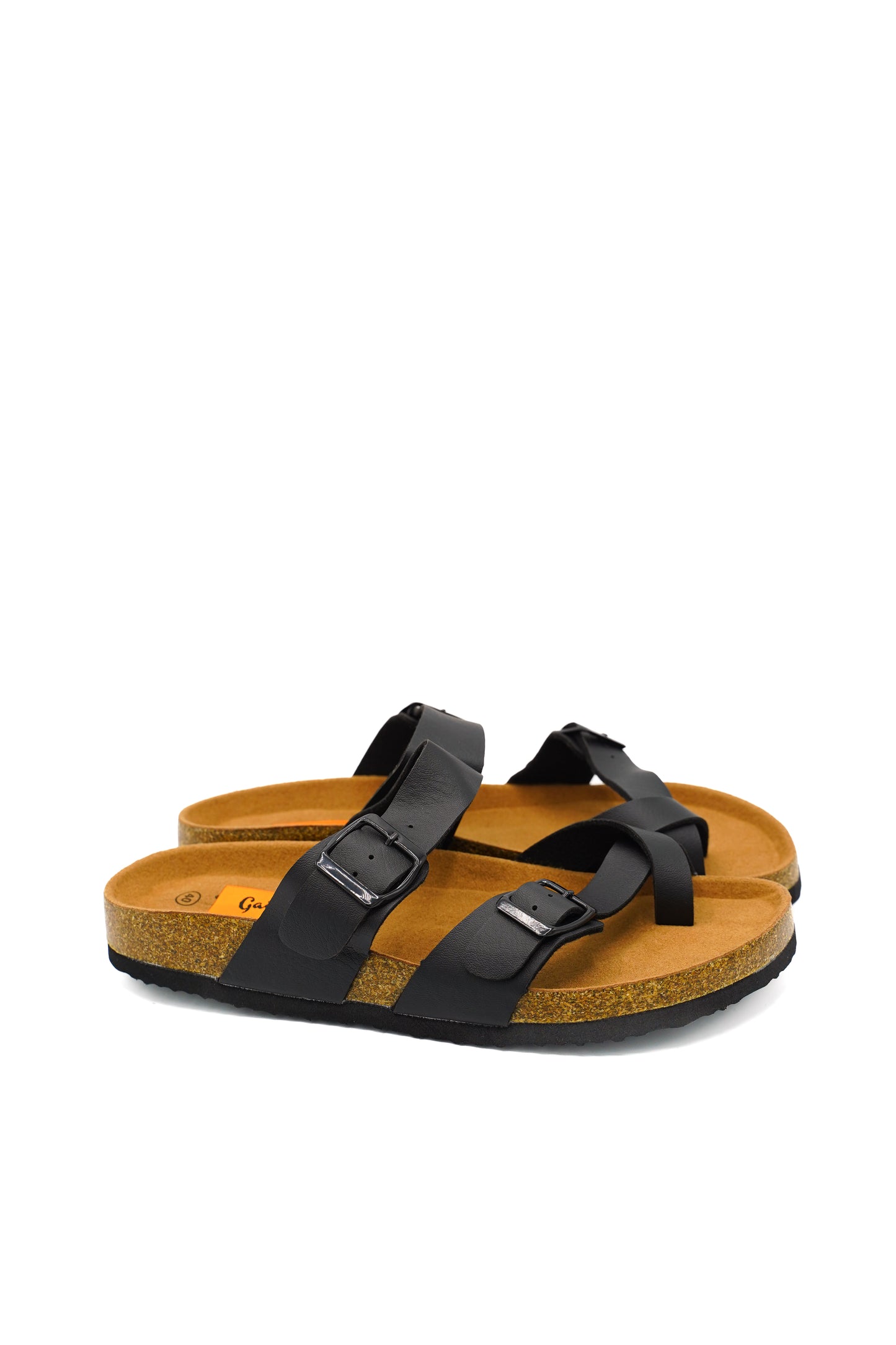 Gaia Shoes Oreste sandali infradito uomo con fibbie regolabili