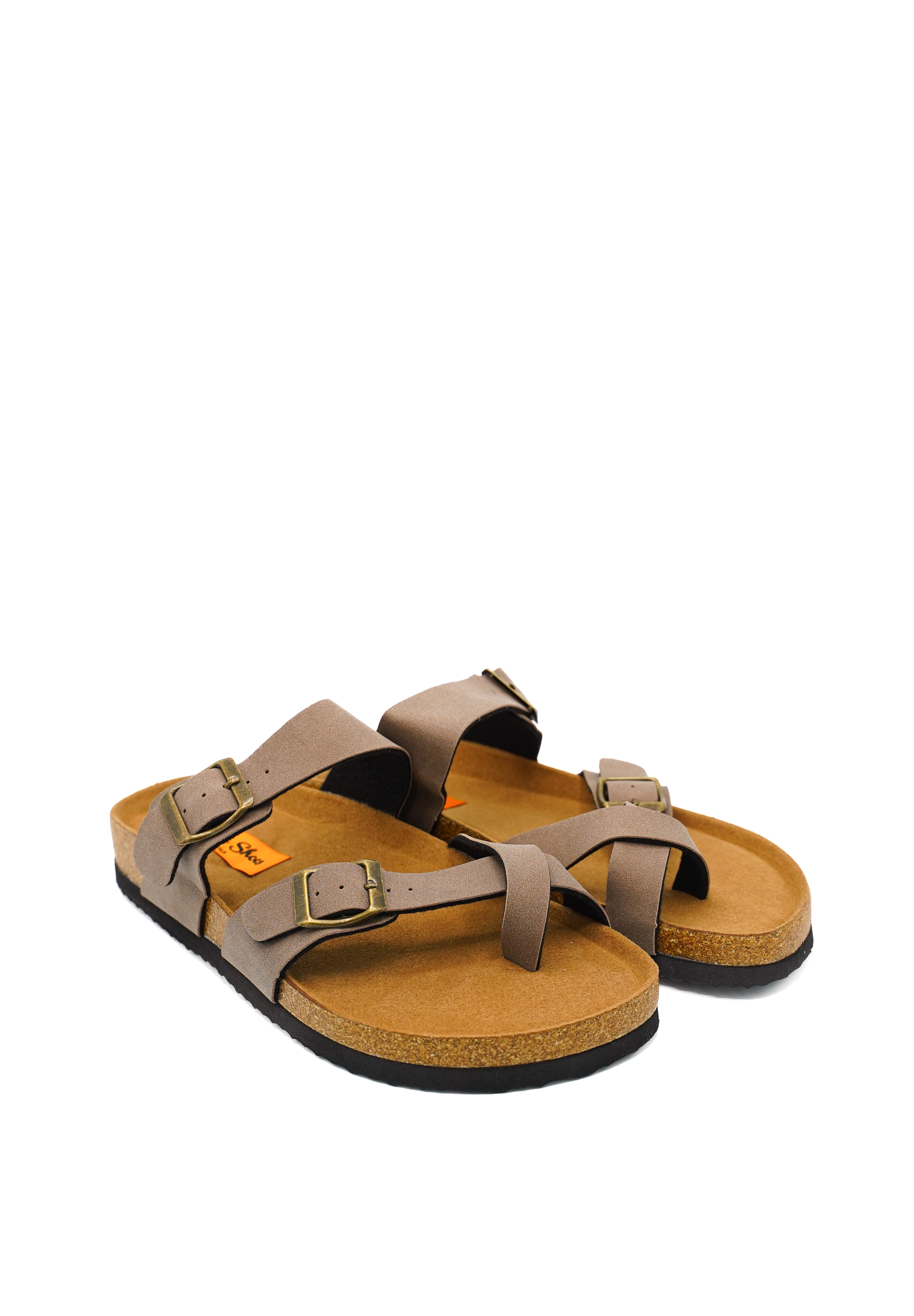 Gaia Shoes Oreste sandali infradito uomo con fibbie regolabili