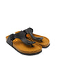 Gaia Shoes Osvaldo sandali infradito uomo con cinturino largo regolabile