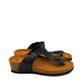 Gaia Shoes M17 Ombretta infradito donna con fibbia laterale regolabile
