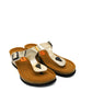 Gaia Shoes M17 Ombretta infradito donna con fibbia laterale regolabile