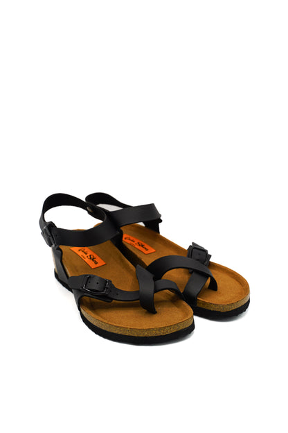 Gaia Shoes Olimpia sandali infradito donna con cinturino alla caviglia