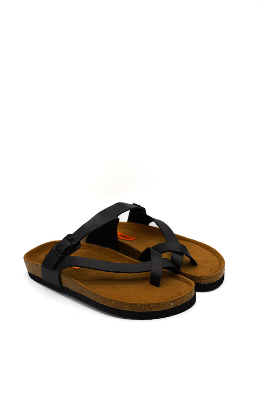 Gaia Shoes Ottavia sandali infradito donna con listini incrociati