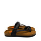 Gaia Shoes Ottavia sandali infradito donna con listini incrociati