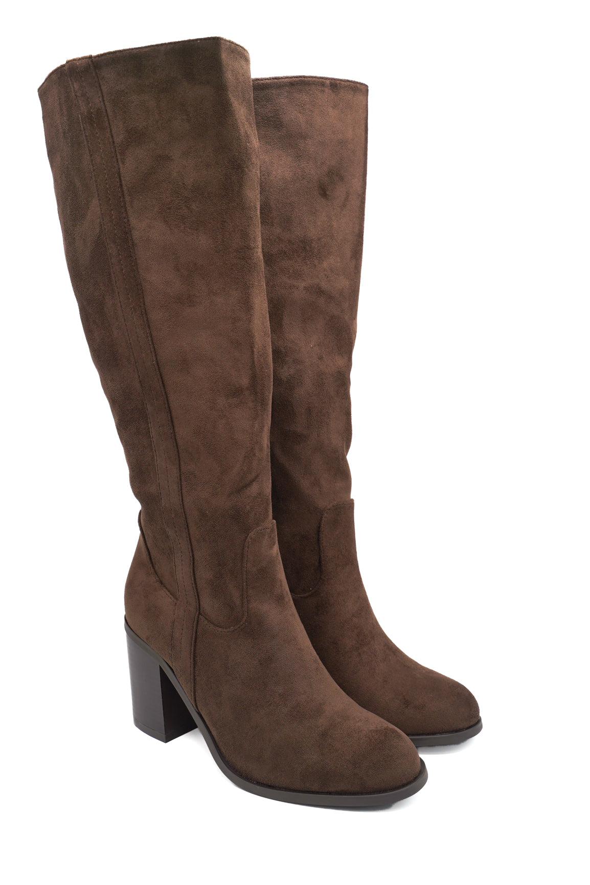 Gaia Shoes Marica stivali alti effetto scamosciato