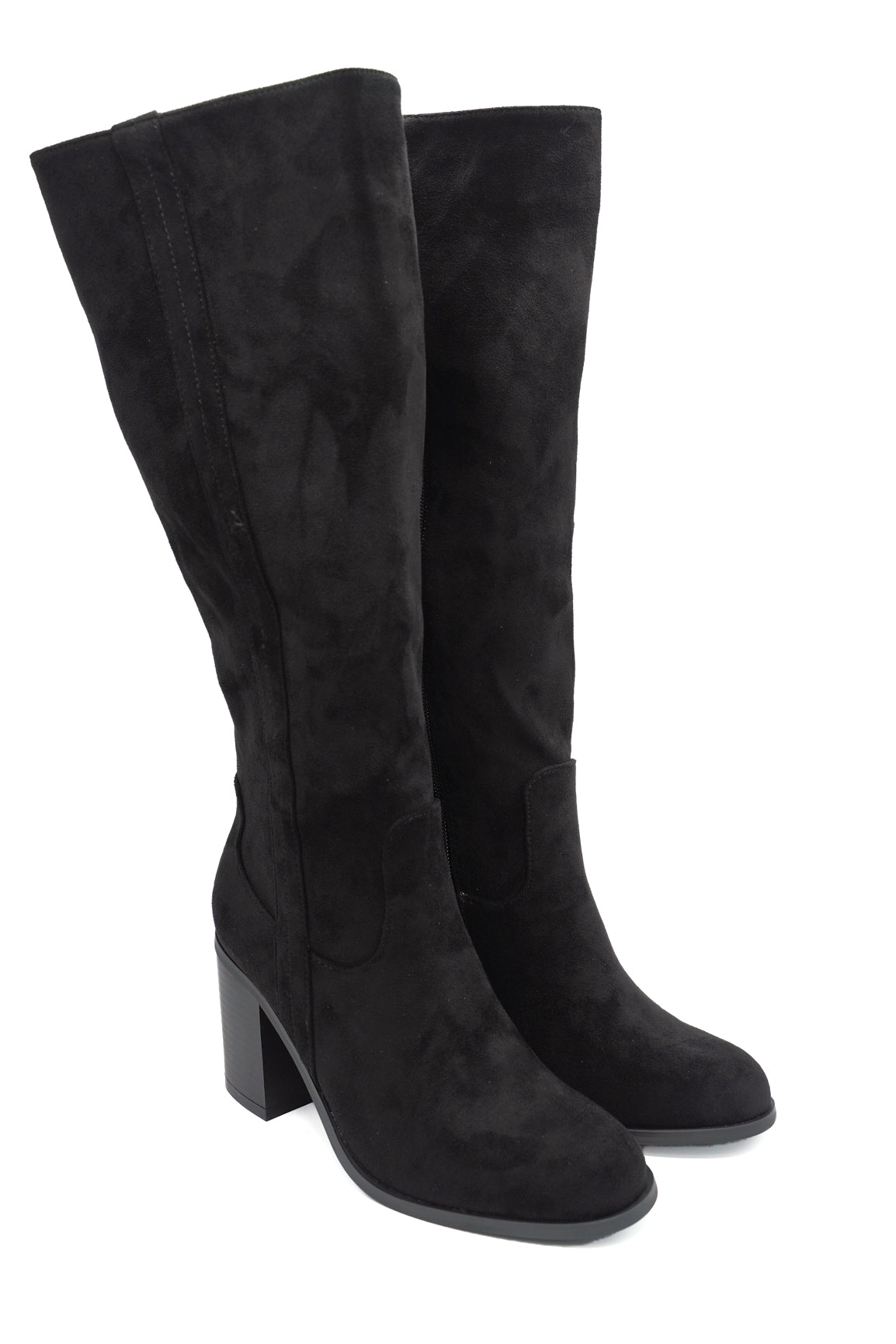 Gaia Shoes Marica stivali alti effetto scamosciato