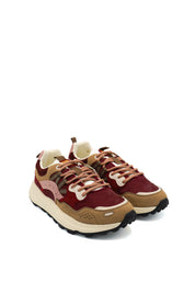 Gaia Shoes Michela sneakers in suede e tessuto tecnico