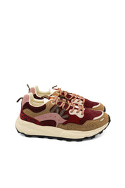 Gaia Shoes Michela sneakers in suede e tessuto tecnico