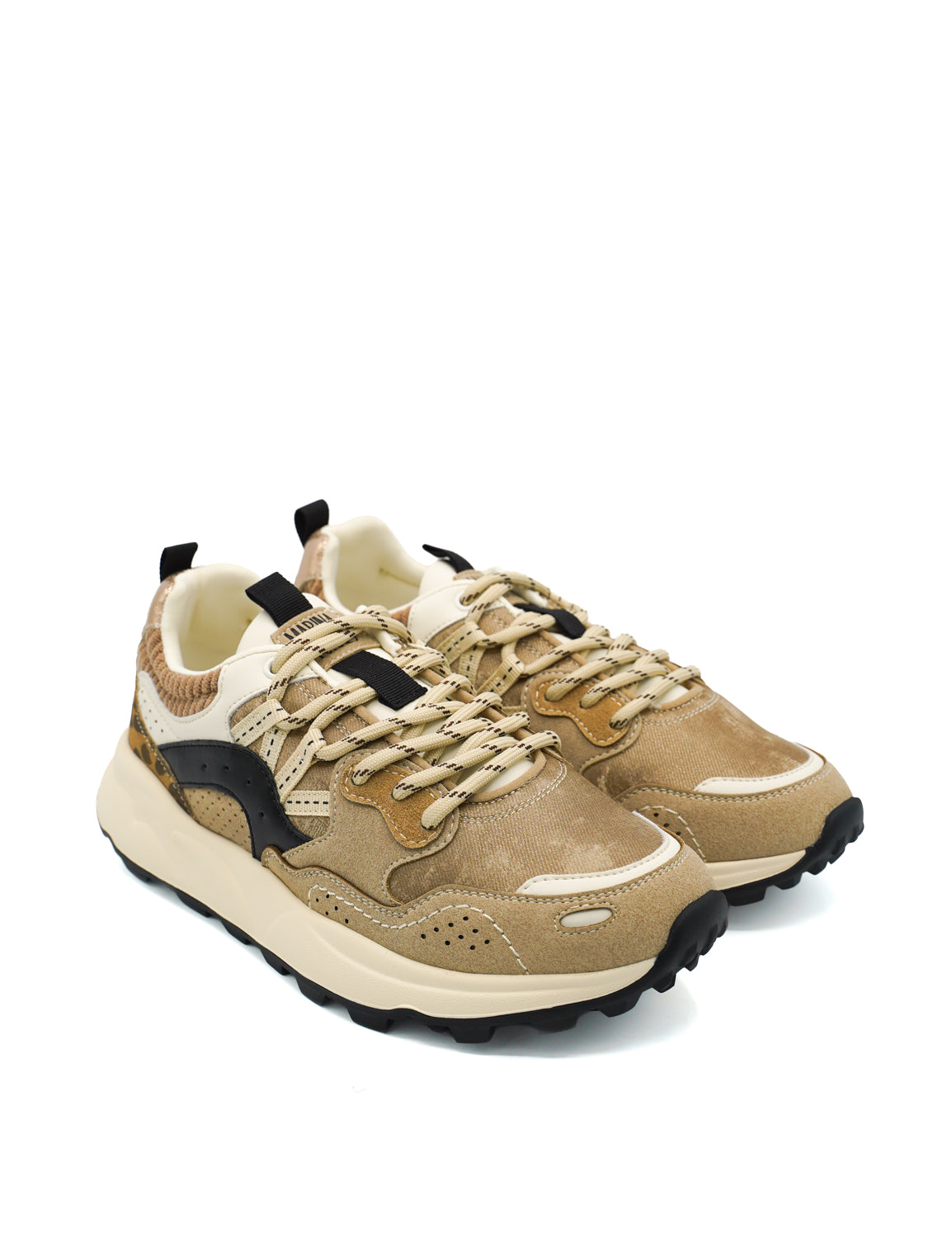 Gaia Shoes Michela sneakers in suede e tessuto tecnico