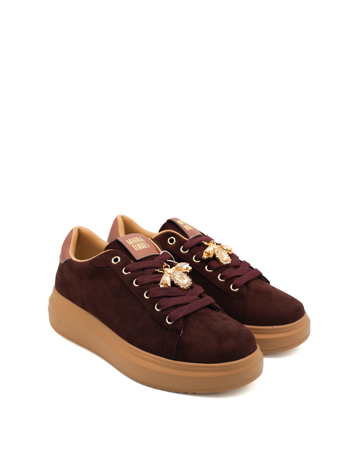 Gaia Shoes Maura sneakers gioiello con applicazioni api decorative