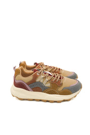 Gaia Shoes Milena sneakers in suede di ispirazione trekking