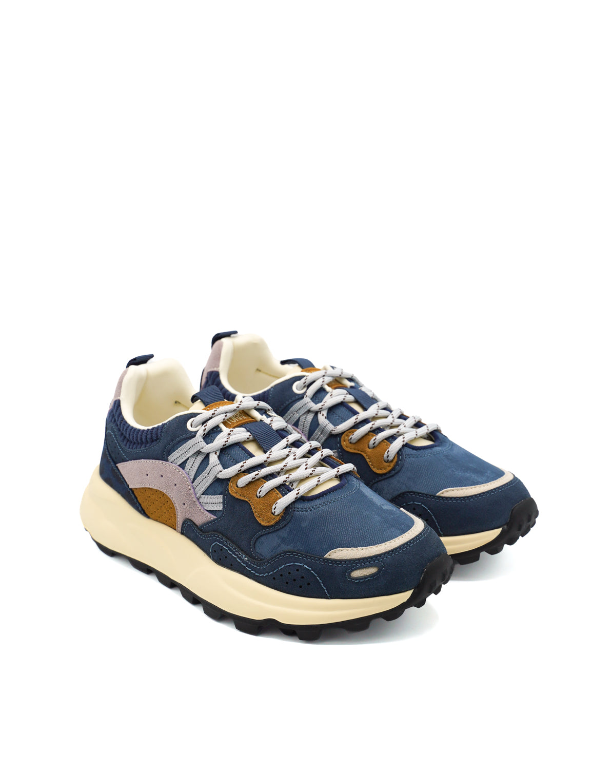 Gaia Shoes Michela sneakers in suede e tessuto tecnico