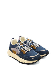 Gaia Shoes Michela sneakers in suede e tessuto tecnico