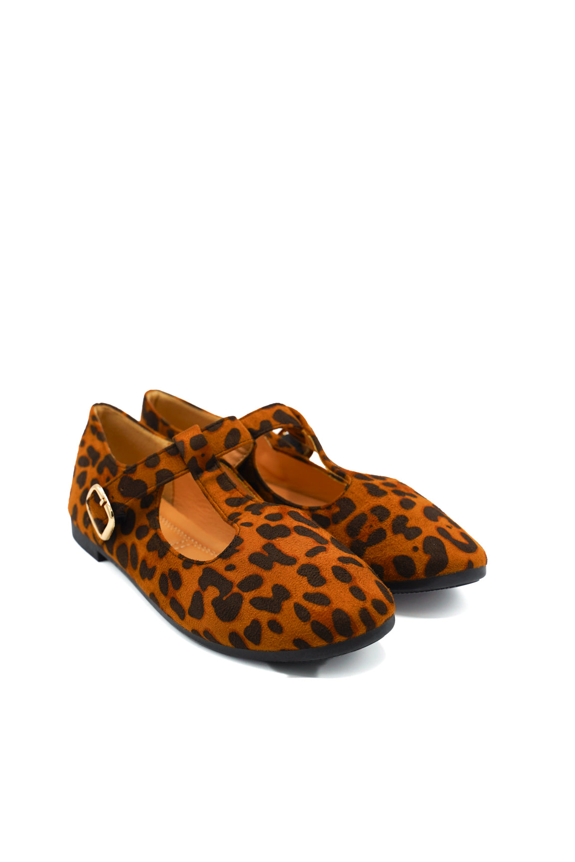 Gaia Shoes Cindy ballerine scamosciate Mary Jane con cinturino a T