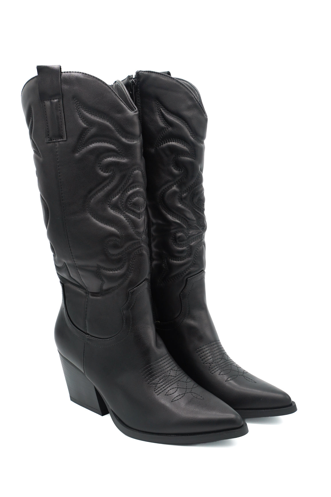 Gaia Shoes Adriana stivali texani con tacco medio obliquo