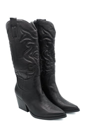 Gaia Shoes Adriana stivali texani con tacco medio obliquo