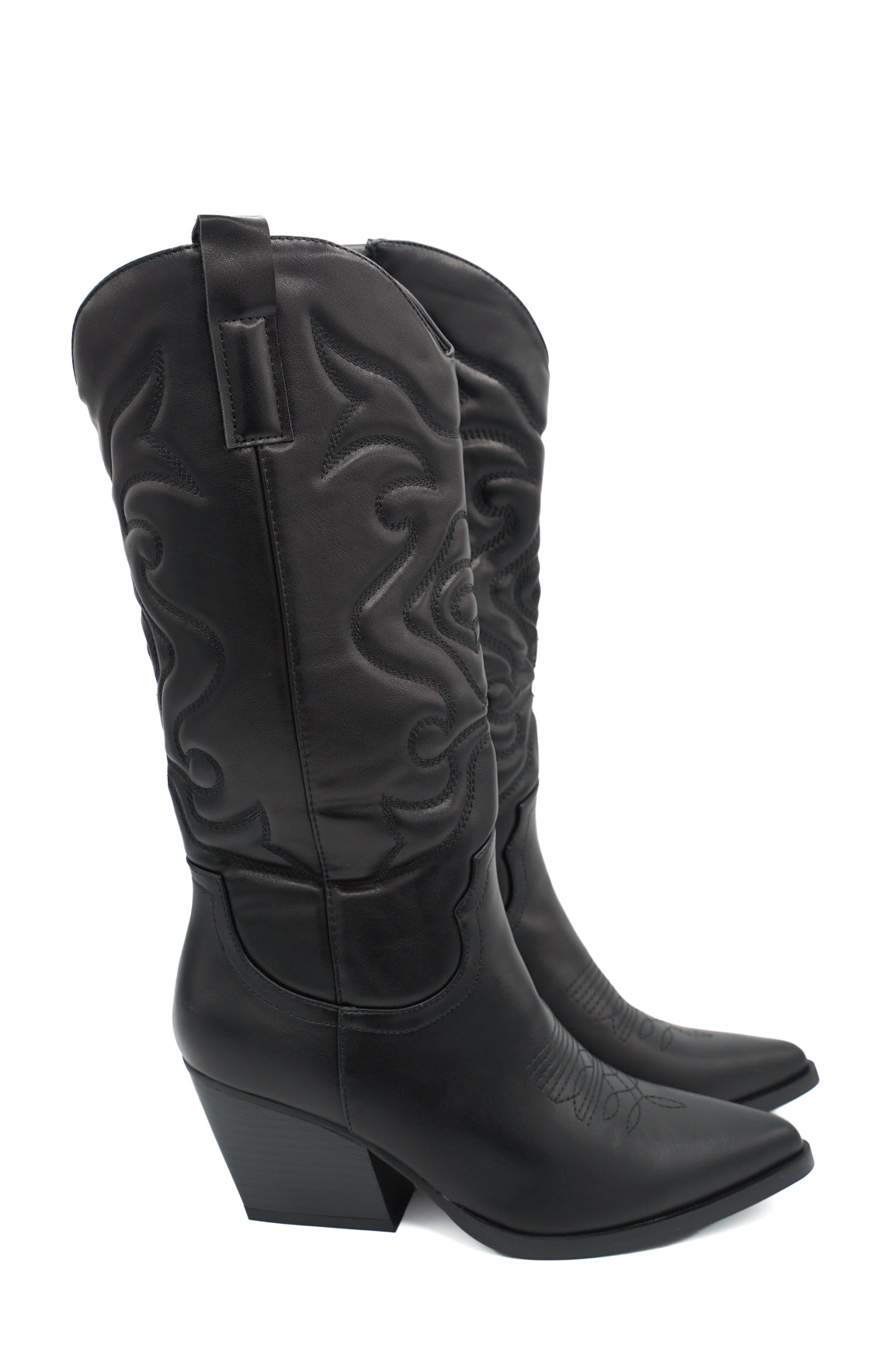 Gaia Shoes Adriana stivali texani con tacco medio obliquo