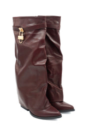 Gaia Shoes Caterina stivali con silhouette morbida e punta affusolata