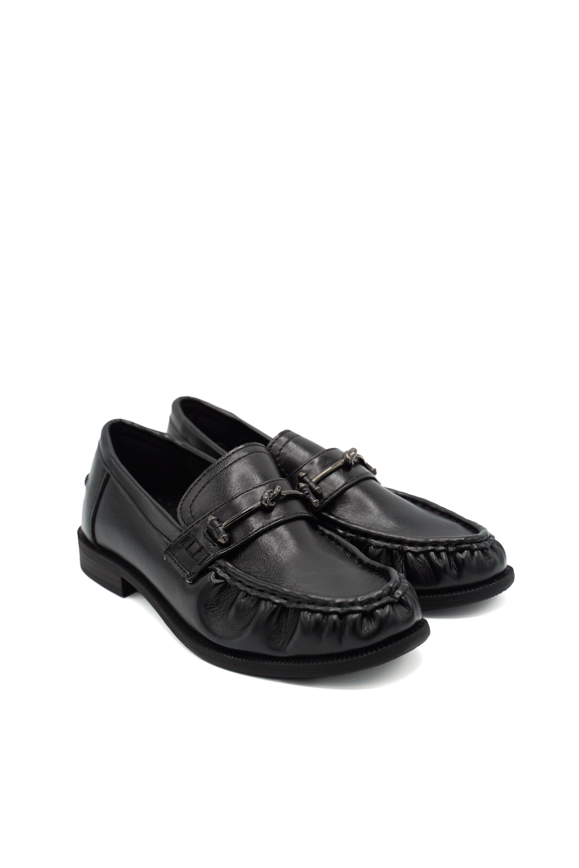 Gaia Shoes 4002 mocassino arricciato con cuciture pronunciate