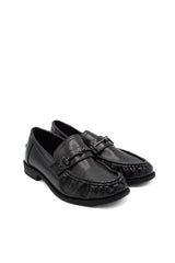 Gaia Shoes 4002 mocassino arricciato con cuciture pronunciate
