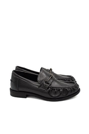 Gaia Shoes 4002 mocassino arricciato con cuciture pronunciate