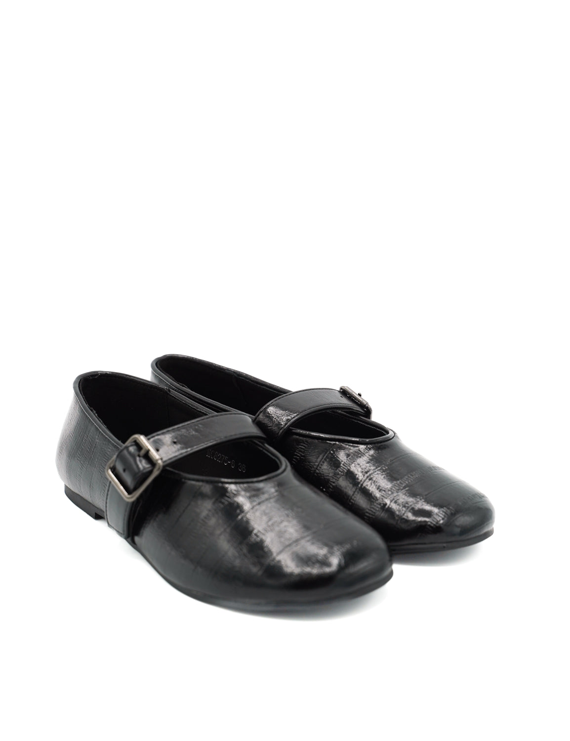 Gaia Shoes Mirta ballerine Mary Jane con texture geometrica