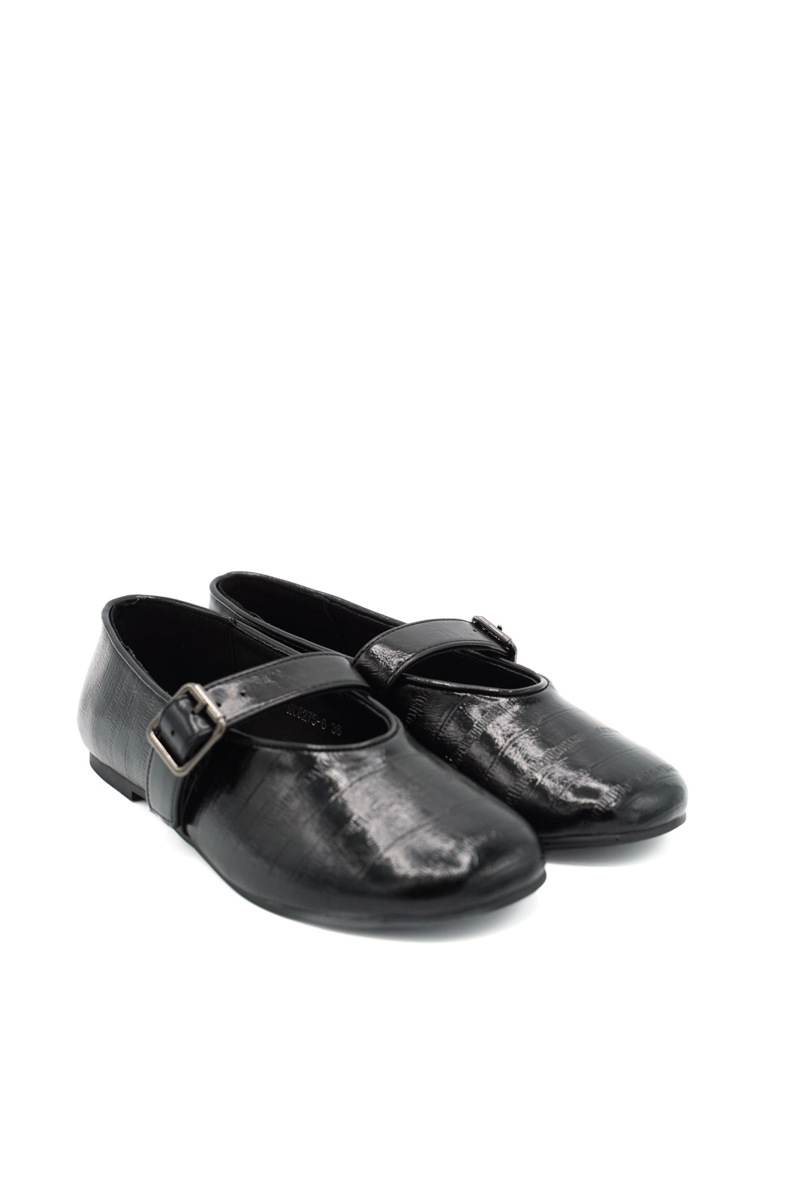 Gaia Shoes Mirta ballerine Mary Jane con texture geometrica
