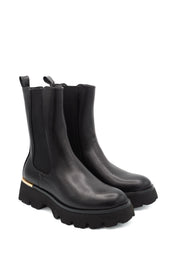 Gaia Shoes Mimma stivaletti chelsea con inserto metallico