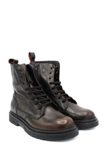 Scarpissime 19M combat boots in pelle