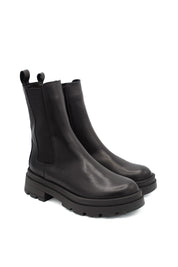 Scarpissime 7730 beatles in pelle con suola chunky track