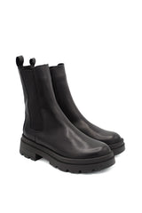 Scarpissime 7730 beatles in pelle con suola chunky track