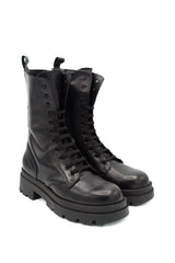 Scarpissime 7711 anfibio in pelle stile combat