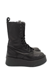 Scarpissime V11 anfibi in pelle con suola platform