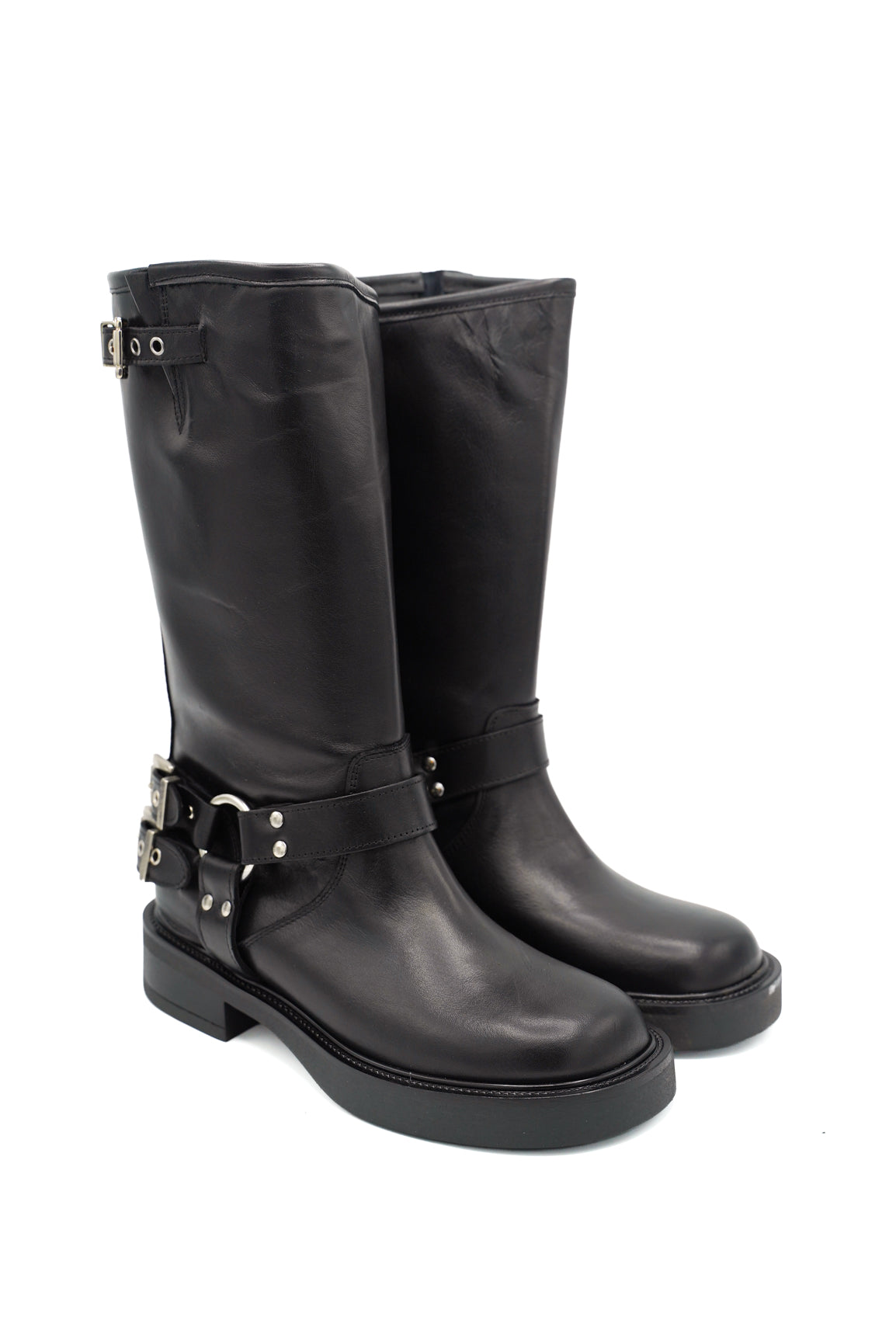 Scarpissime CH80 harness boots in pelle