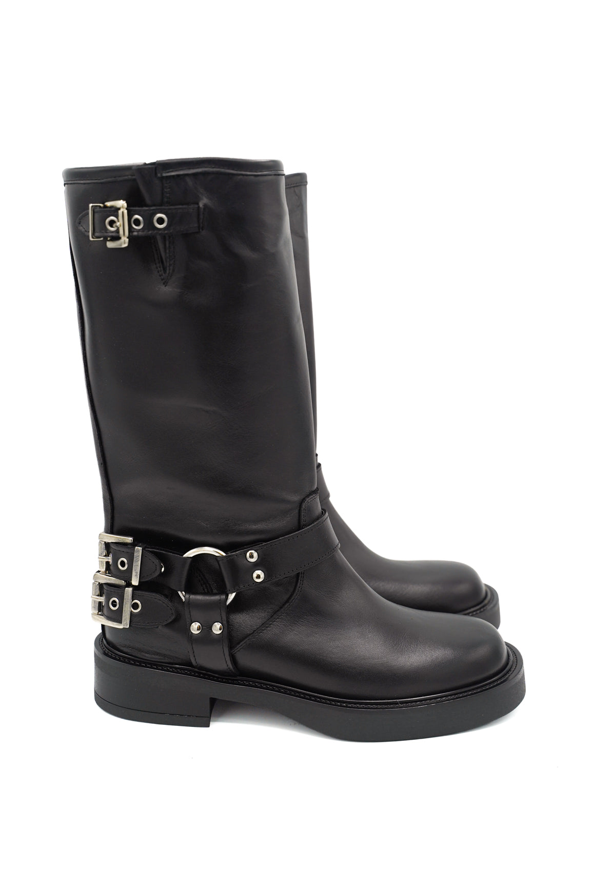 Scarpissime CH80 harness boots in pelle