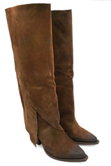 Gaia Shoes Loca 003 stivali scamosciati effetto ghetta