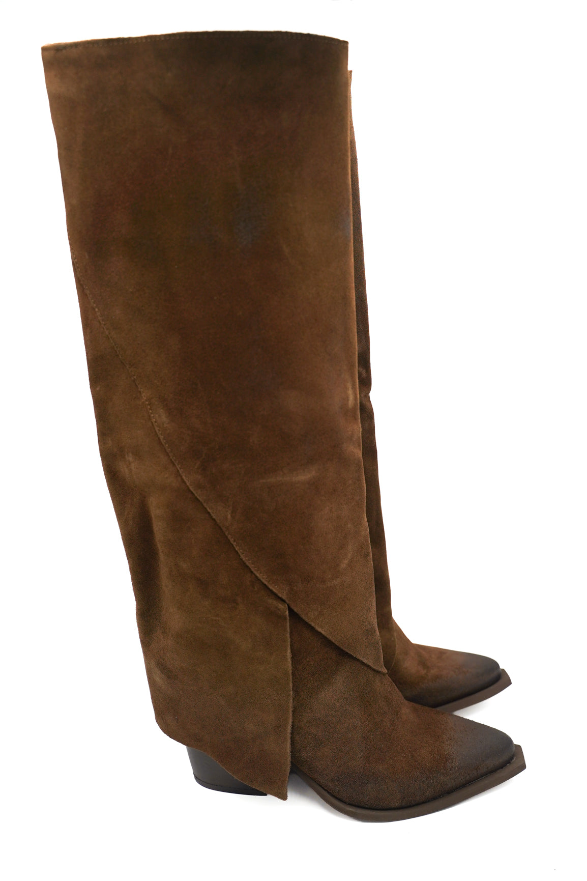 Gaia Shoes Loca 003 stivali scamosciati effetto ghetta
