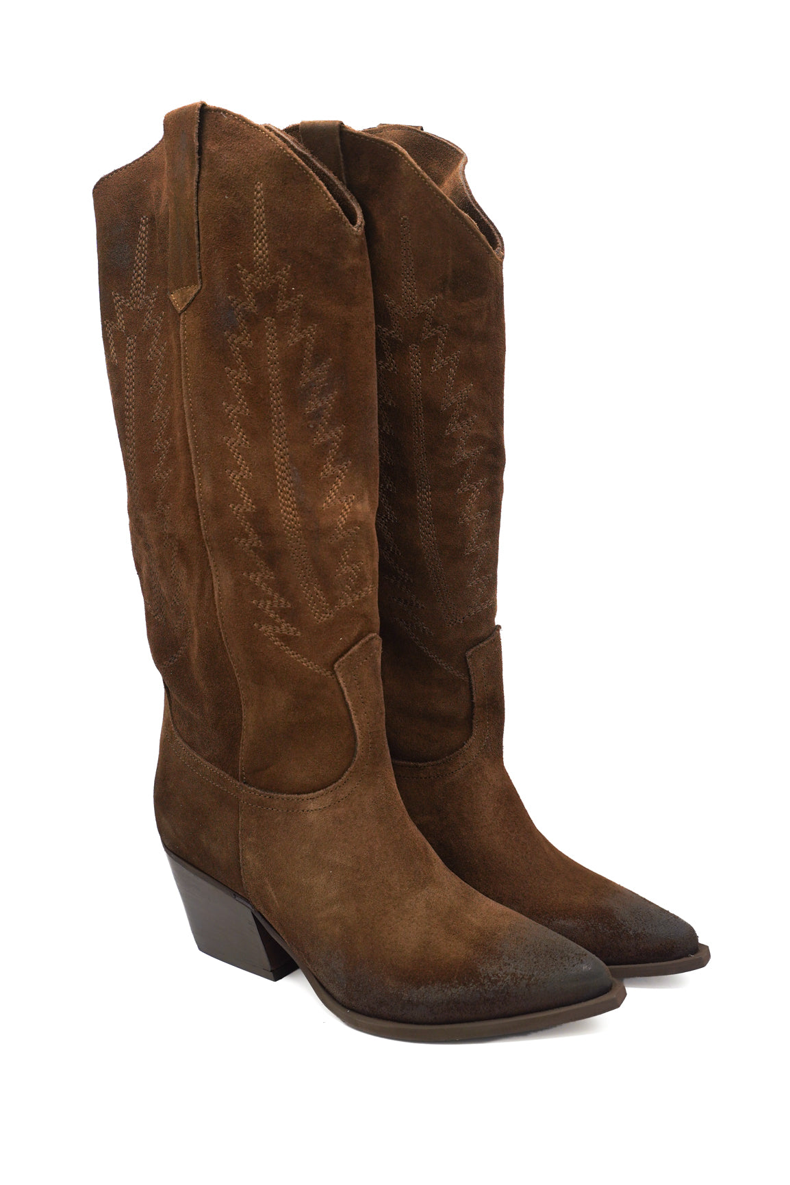 Gaia Shoes Mexico 1 texani scamosciati con impunture