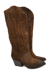 Gaia Shoes Mexico 1 texani scamosciati con impunture