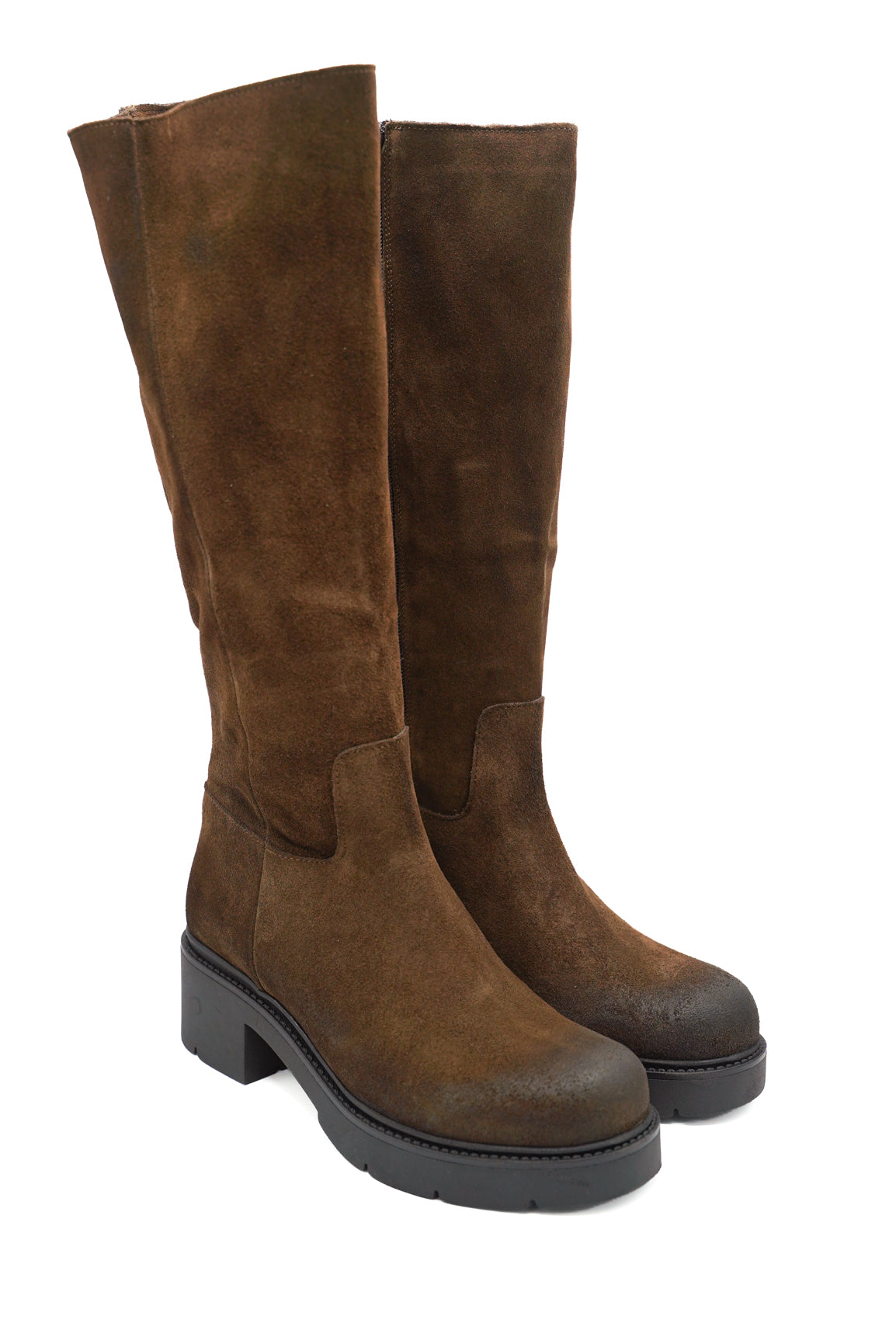 Gaia Shoes Vienna 8 riding boots in pelle scamosciata