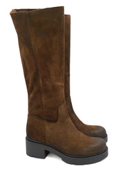 Gaia Shoes Vienna 8 riding boots in pelle scamosciata