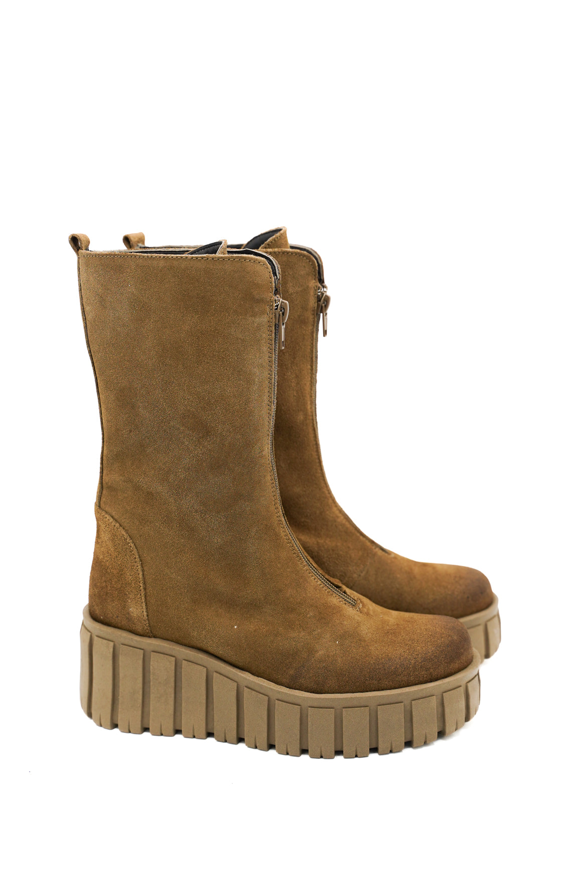 Gaia Shoes NG2 stivali sneakers in pelle scamosciata