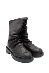 Gaia Shoes Parigi 3 stivali slouchy con suola chunky in pelle