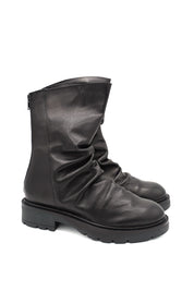 Gaia Shoes Parigi 3 stivali slouchy con suola chunky in pelle