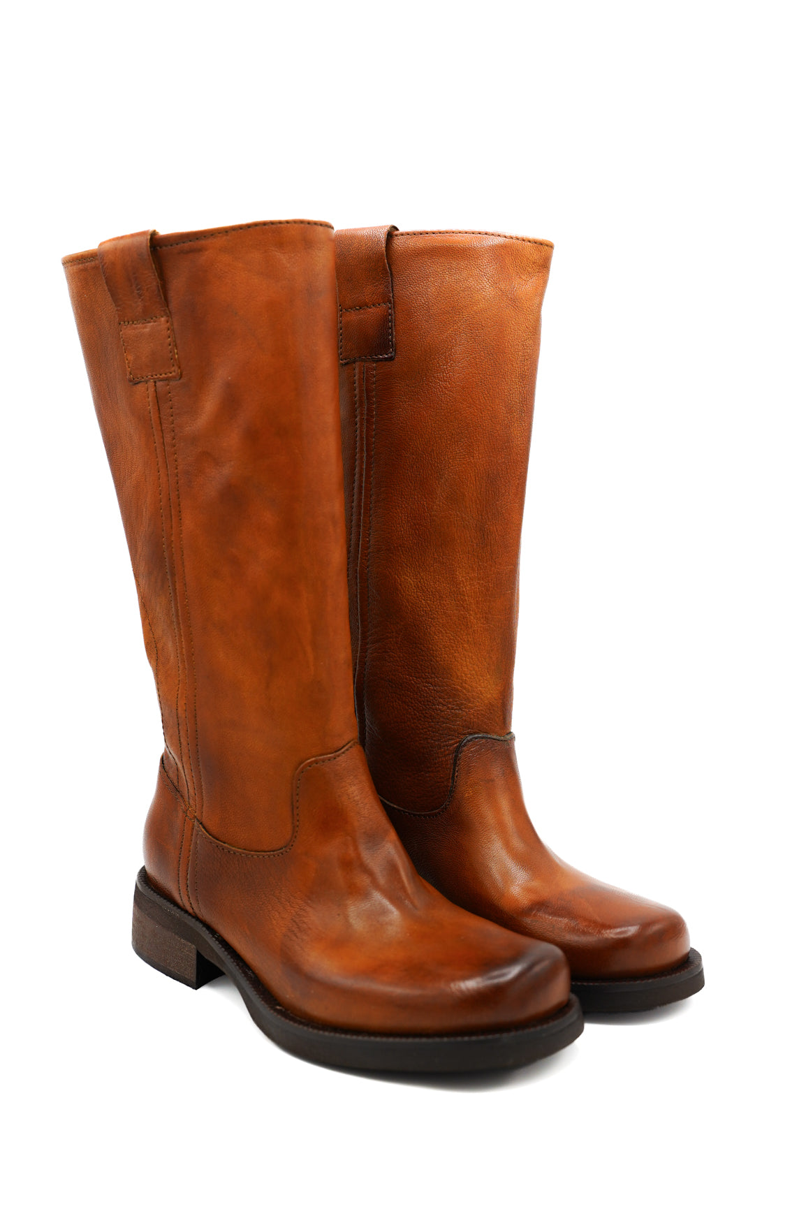 Gaia Shoes 13702 stivali cowboy/texano in pelle