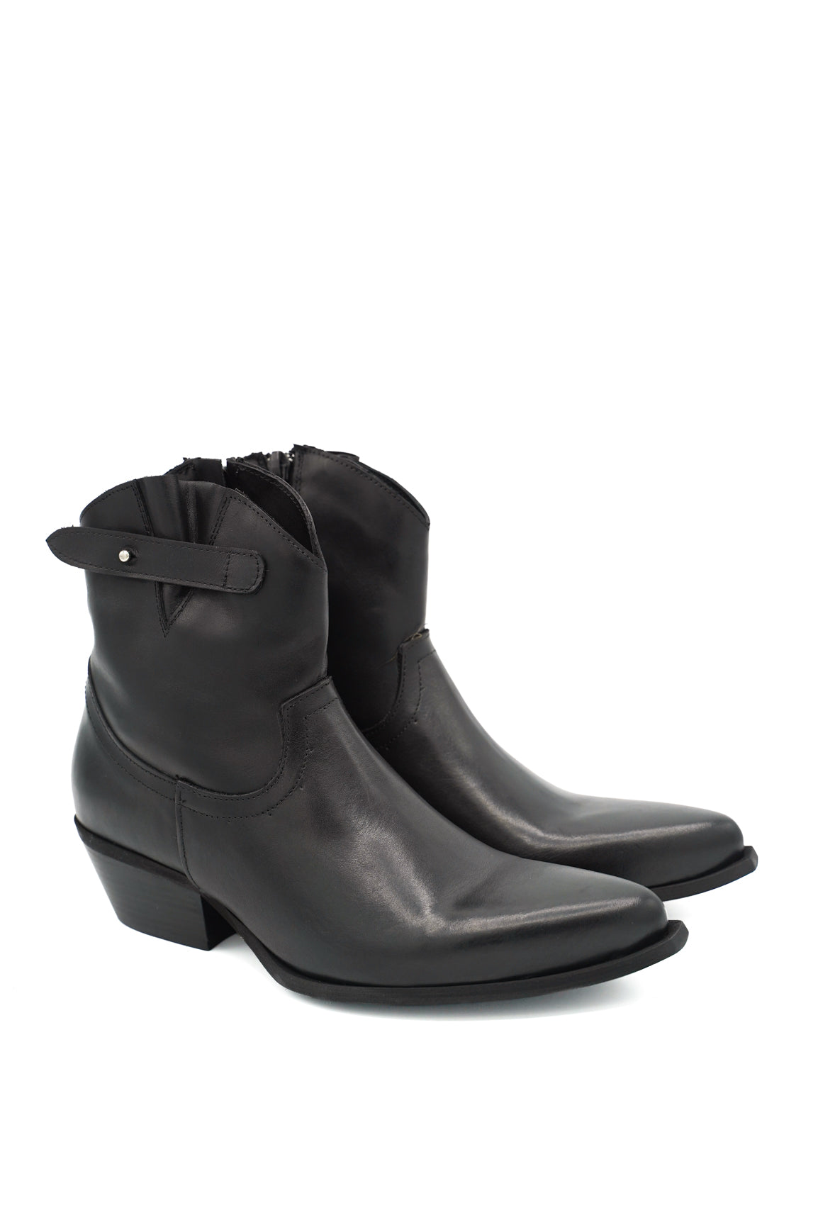 Gaia Shoes 1356/202 stivaletti texani in pelle con cinturino