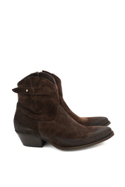 Gaia Shoes 1356/202 tronchetti stile western in pelle scamosciata