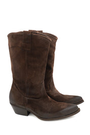 Gaia Shoes Mila 2 stivale texano in pelle scamosciata