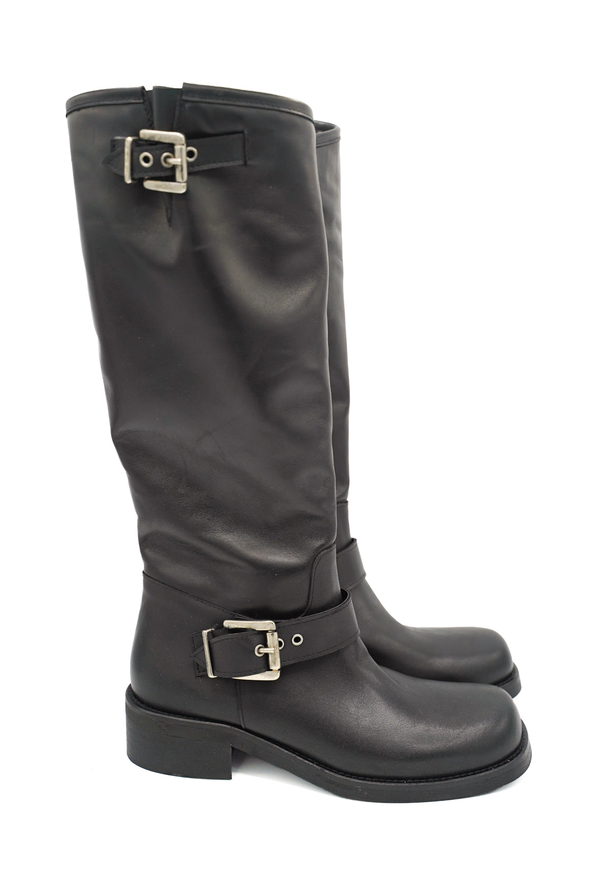 Gaia Shoes Tilde stivali biker in pelle